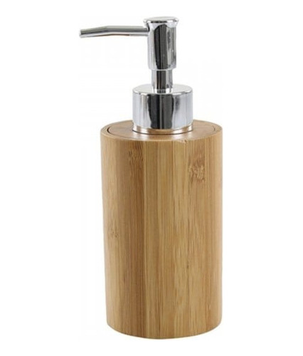 Dispenser Jabón Liquido/alcohol Bamboo Cilindrico