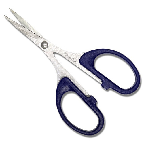 Tesoura Pesca 012 Serrilhada P/ Cortar Linha Multifilamentos