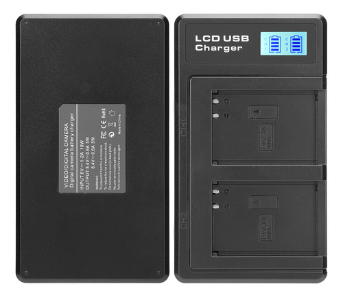 Batería Portátil Doble Para Pantalla Lcd Nb10l