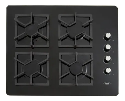 comprar Estufa De Empotrar Tandoori Cristal 66x54  Gas Natural Haceb Color Negro 110V