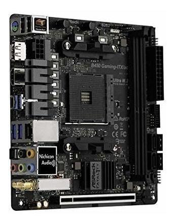 Asrock Mini Itx Placa Base B450 Gaming Ac