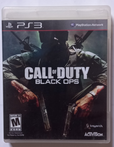 Jogo Call Of Duty Black Ops Original Ps3 Midia Fisica Cd.