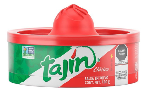Salsa En Polvo Tajín Clásico Escarchador 120 G