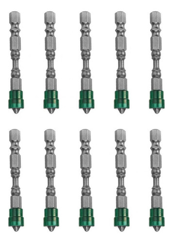Broca De Destornillador 10pcs 1/4 Pulgadas Hex Shank Ph2 Mag