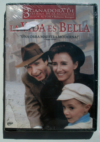 Dvd - La Vida Es Bella - Roberto Benigni - Cerrada