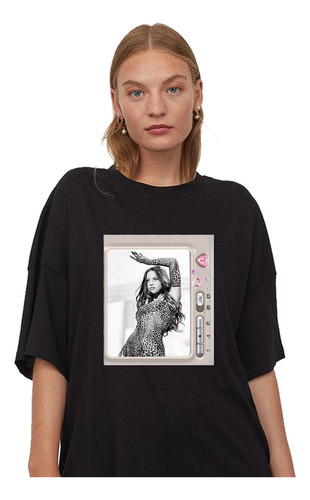 Remera Unsiex Emilia Mernes Vintage Polaroid Personalizada