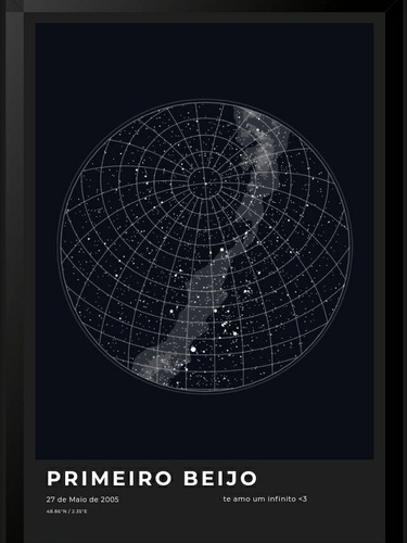 Mapa Das Estrelas - Arte Digital 