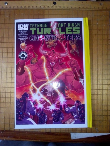 Imagen 6 de 6 de Cómic Tmnt Y Cazafantasmas Español Pasta Dura
