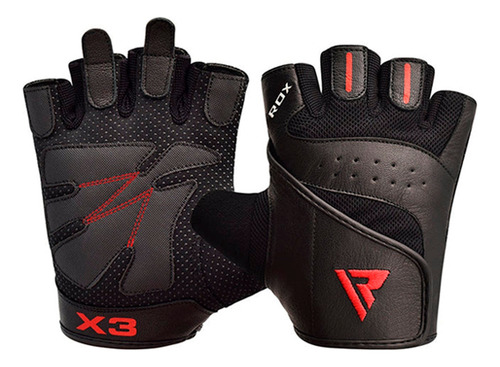 Guantes De Levantamiento Rdx S2 Cuero Training Wgl-s2b