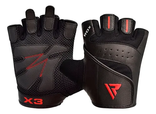 Guantes De Levantamiento Rdx S2 Cuero Training Wgl-s2b