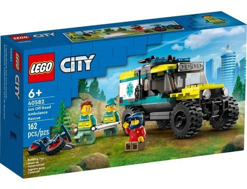 Lego City Ambulancia Todoterreno 4x4 De Rescate 40582 162 Pz