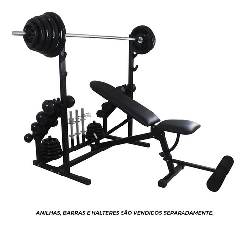 Imagem 1 de 7 de Banco Completo Academia Em Casa Estação De Treino Megagym