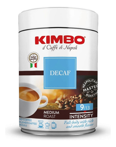 Café Kimbo En Polvo Descafeinado 250g