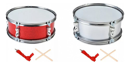 Tambor De 11 Pulgadas Con Guantes, Instrumento De Percusión