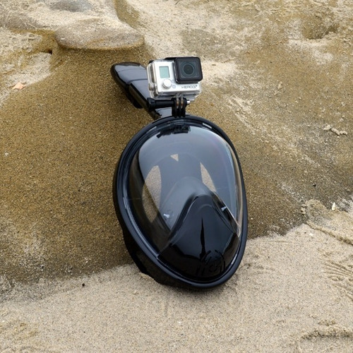 Máscara Snorkel Buceo Full Face Antiparras Soporte Gopro