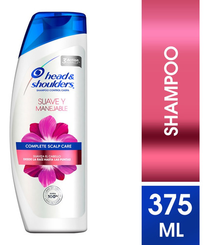 Shampoo Head & Shoulders Suave Y Manejable X 375ml
