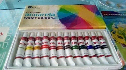 Acuarelas 12 Colores Rubinstein 