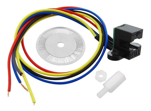 Kit Sensor Encoder Disco Metal 100ppr Velocidad Arduino Pic