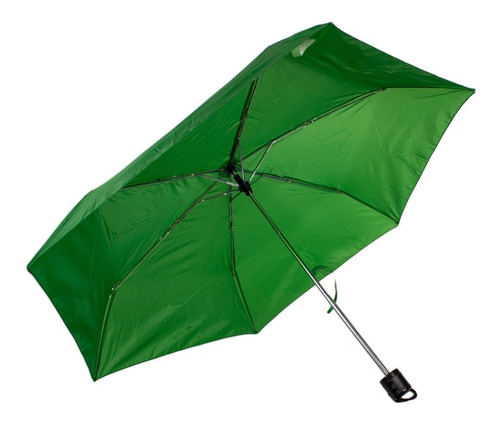Paraguas De Bolsillo Portátil Funda Verde Sombrilla Plegable