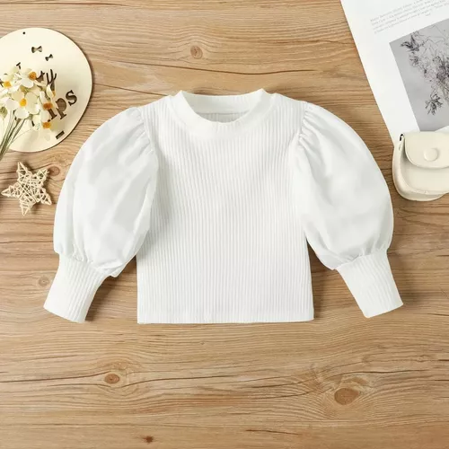 Conjunto de Ropa para Niñas de 2 a 6 años, abullonada Camiseta de