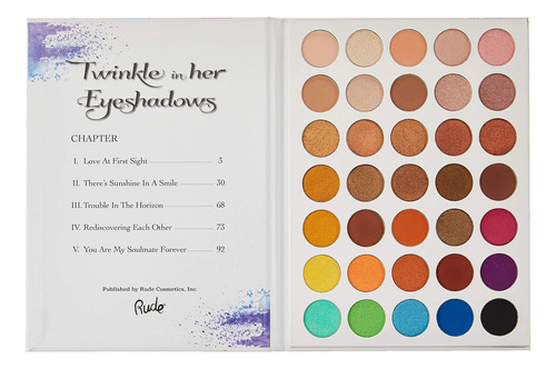 Rude Rude Twinkle In Her Eyeshadows 35 Eyeshadow Palette - B