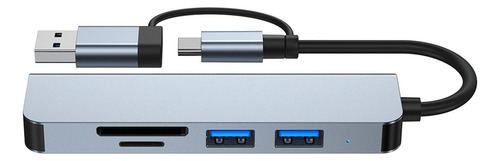 Multi Puerto Usb3.0 Y Usb C Hub Convertidor De Estación De