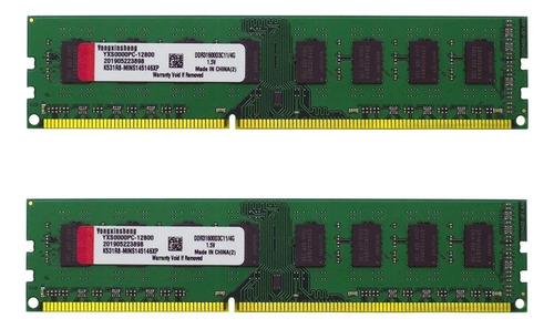 Memória Ram 8gb Ddr3 8gb(2x4) Gb 1600 Mhz Desktop Dimm