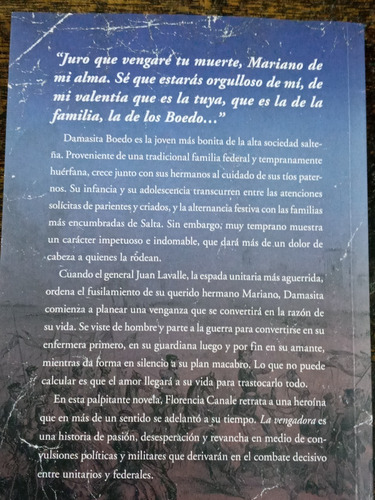 Imagen 2 de 3 de La Vengadora * Florencia Canale * Planeta *