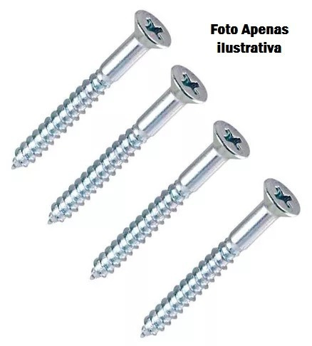 Imagem 1 de 1 de 200 Parafuso Madeira Philips 45 X 65 - 22670