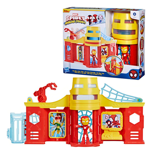 Spidey And His Amazing Friends Set Torre Stark Con Figura