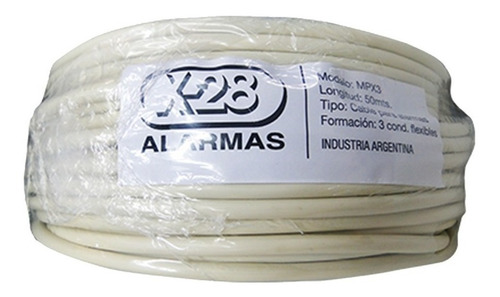 Cable X-28 De 4 Hilos Mpxh Rollo Por 50 Mts. - Insei