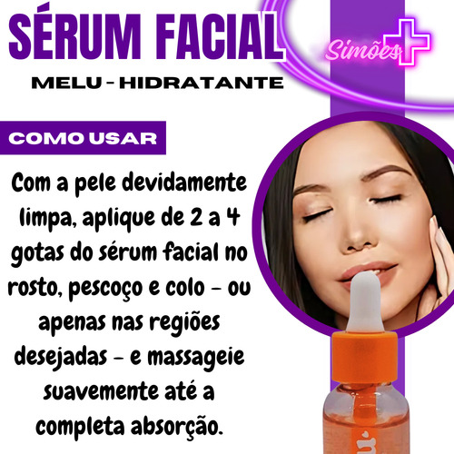 Sérum Facial Kiwi/coco/pessego/melancia 30ml Várias Opções!