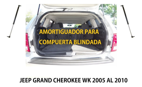 Amortiguador Compuerta Blindada Jeep Grand Cherokee 05 Al 10