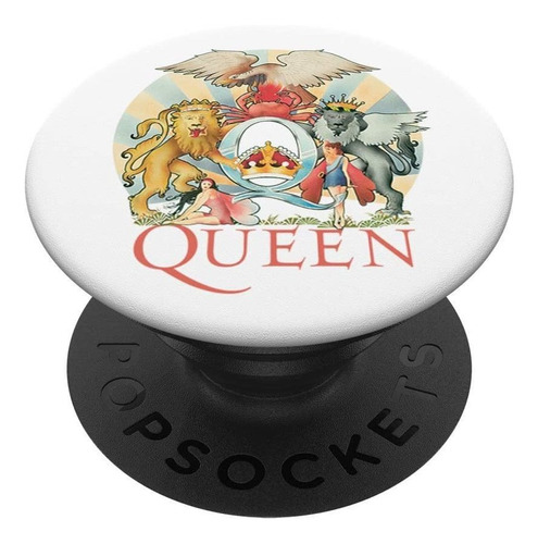 Queen Classic Crest Logo Popsockets - Agarre Y Soporte Para 