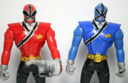 Power Rangers Samurai Vira Cabeça 4 Bonecos Bandai 2010 (Usado)