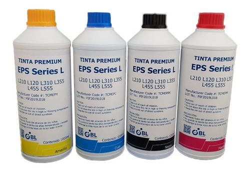 4 Litros De Tinta Para Uso En T504 L4150 L4160 L6161 L6171 