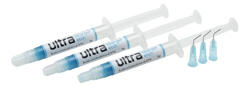 Acido Ortofosfórico Blue Gel Etch 37% Ultra 3 Jeringas X 3g