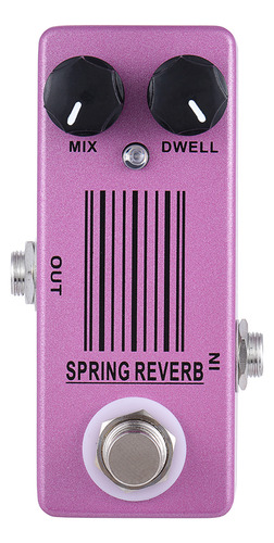 Efeito De Mini Guitarra Única Moskyaudio Mp-51 Spring Reverb