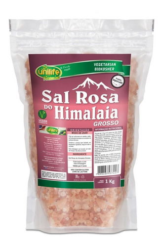 Cloreto Magnésio Pa 1kg + Sal Rosa Himalaia 1kg 