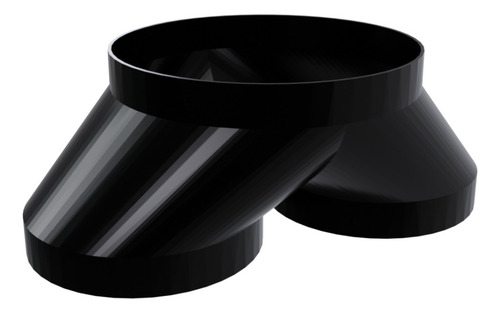 Adaptador Duto Duplo Redutor Expansor 2 100mm Para 1 150mm