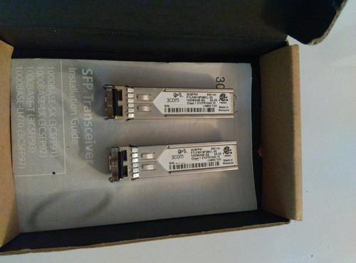 Imagen 2 de 6 de Módulo Fibra Óptica Transceiver 3com/ 1000base-sx/3csfp91