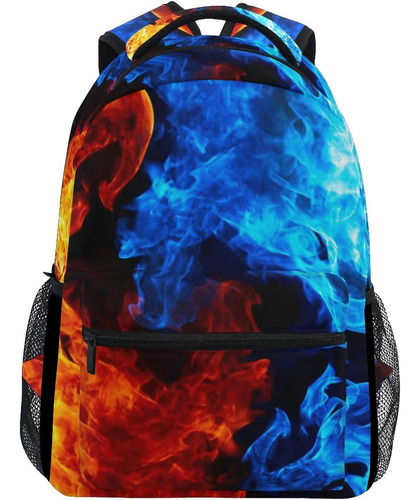 Mochila De Hielo Y Fuego Para Niños Y Niñas, Bolsa De Libros