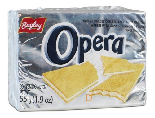 Galletitas Opera Sabor Original Paquete 55 Gramos.