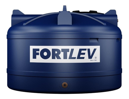 Tanque de água Fortlev Fortplus vertical polietileno 2500L de 1.21 m x 1.8 m