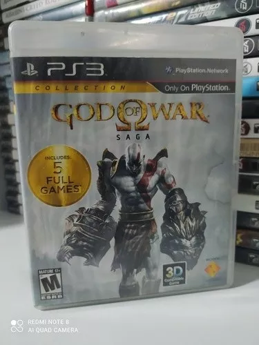 GOD OF WAR COLLECTIONS JOGO PS3 MIDIA FISICA - Escorrega o Preço