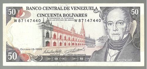 Venezuela 50 Bolivares 1998
