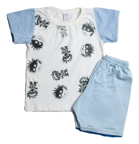 Pijama De Verano Algodón Elastizado Bebe