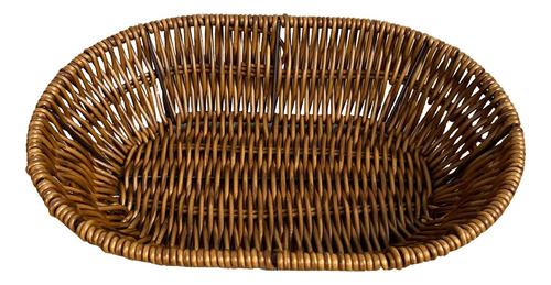 Cesta De Pan Cesta De Mimbre Sintética 24 Cm X 17 Cm X 6 Cm