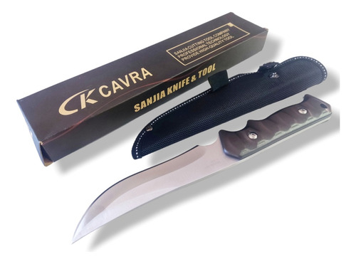 Cuchillo Full Tang Enterizo Deportivo Cavra K607 Funda 