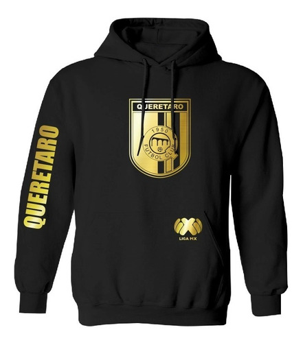 Sudadera Modelo Liga Mx Querétaro Futbol Club Gold Edition 